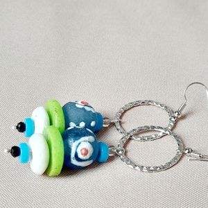 New handmade beaded earrings